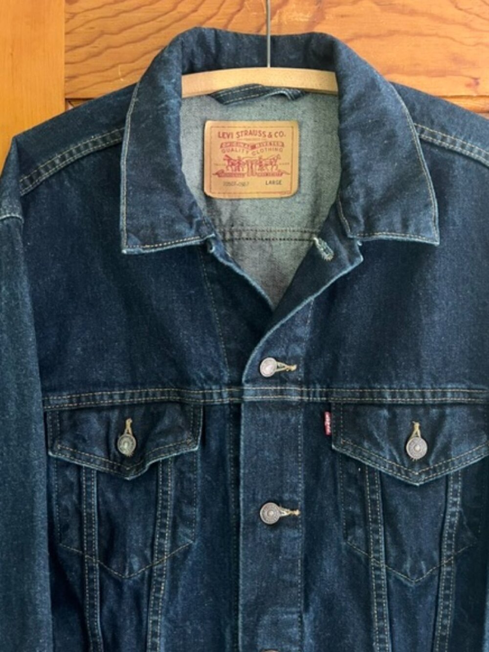 Levi's Men’s Original Denim Trucker Classic Jacket Size Large - Picture 4 of 10